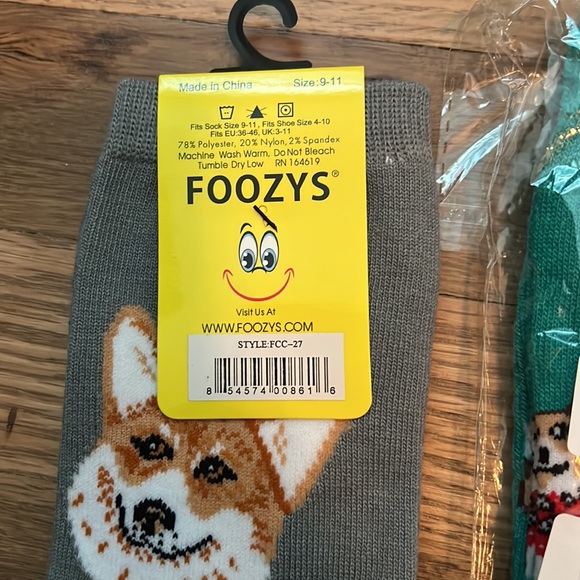 3 Sets of Corgi Socks NEW WITH TAGS - Picture 3 of 3
